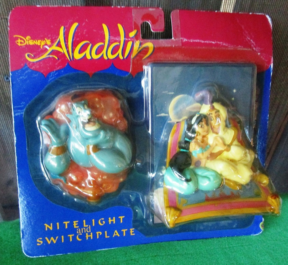Disney Aladdin Nitelight Switchplate 2 Piece Combo