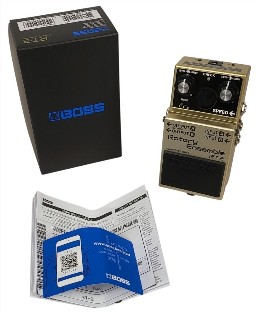 NEW Boss RT2 Rotary Ensemble Effects Speaker Emulation Pedal Signal Processor