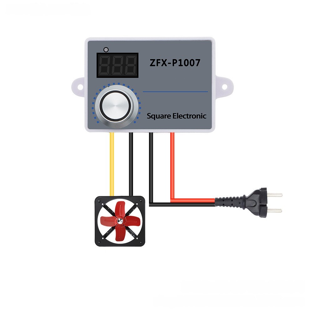 Adjustable Fan Switch Speed Controller Digital Display And Motor Speed Reducer