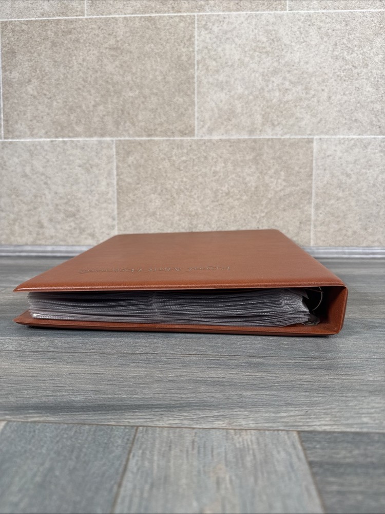 27 Pages ROYAL MAIL TAN BROWN POSTCARDS STAMP ALBUM