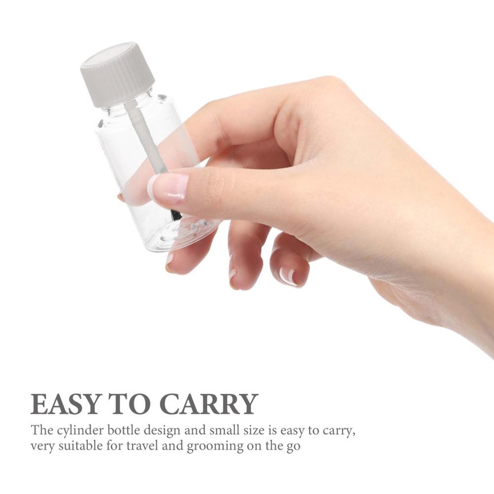 8 Pieces Small Empty Nail Varnish Bottles with Brush for Nail