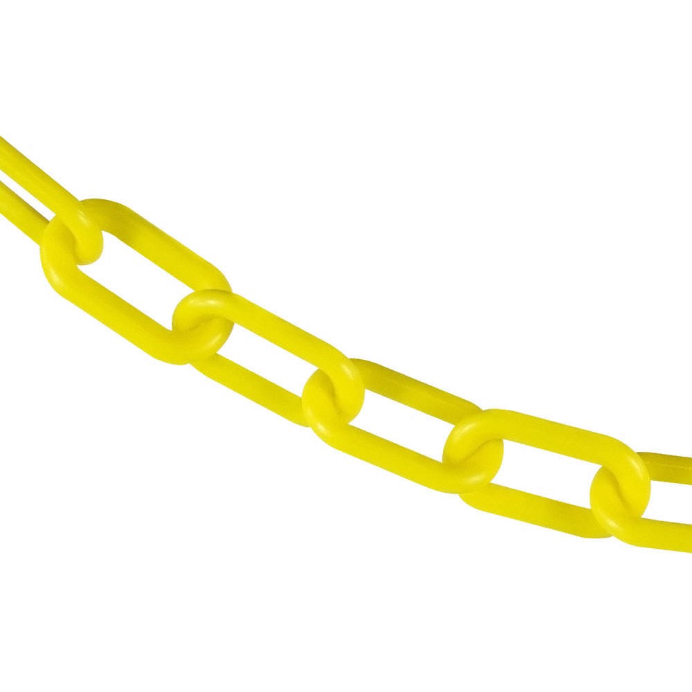 GRAINGER APPROVED 50002-100 Plastic Chain ,100 ft L,Yellow 9JD57