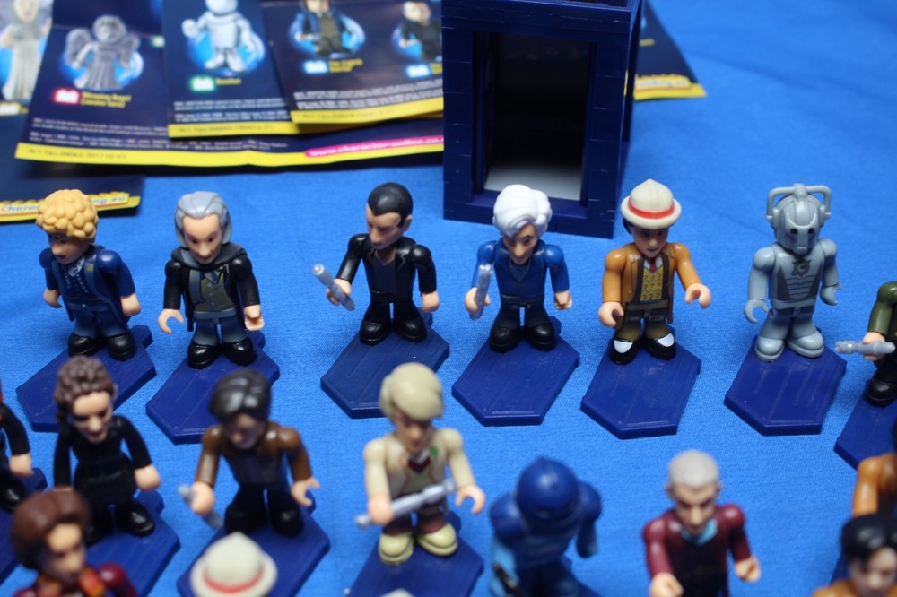 BBC Doctor Who Mini Micro Figures 38 pc LOT