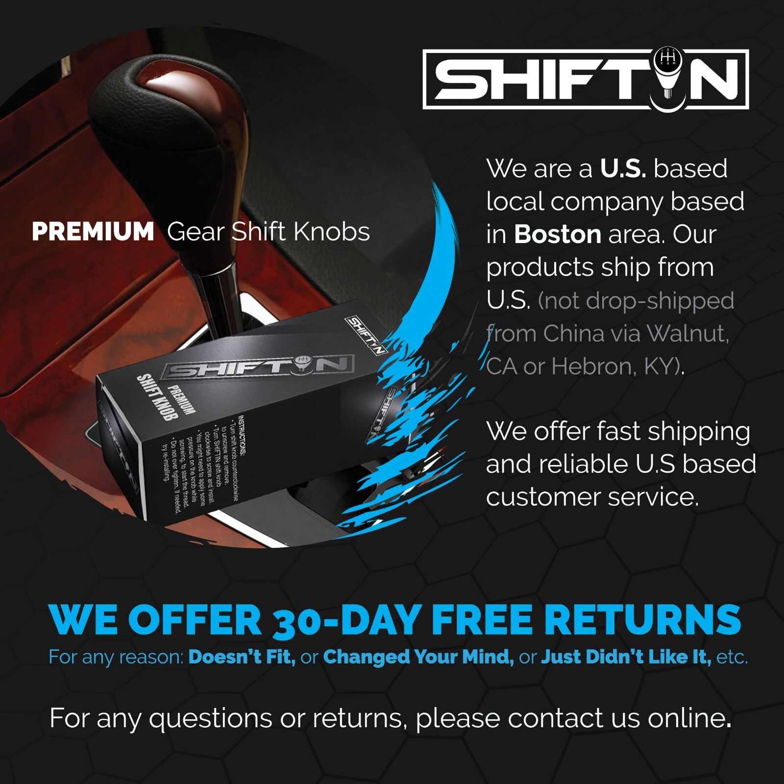 Rioja Red Carbon Gear Shift Knob for Lexus ES-350 GS GX460 IS300 NX300 RC RX350