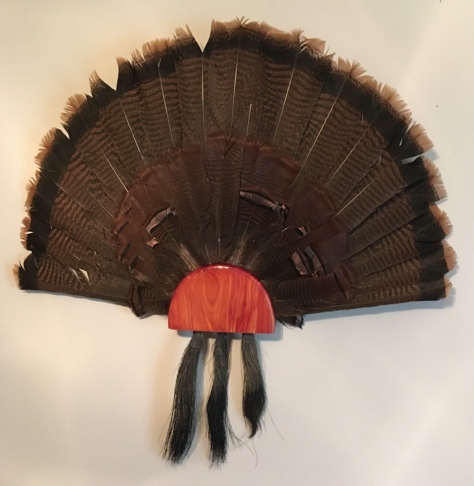 Cedar Turkey Fan / Beard Mounting Kit Triple Beard