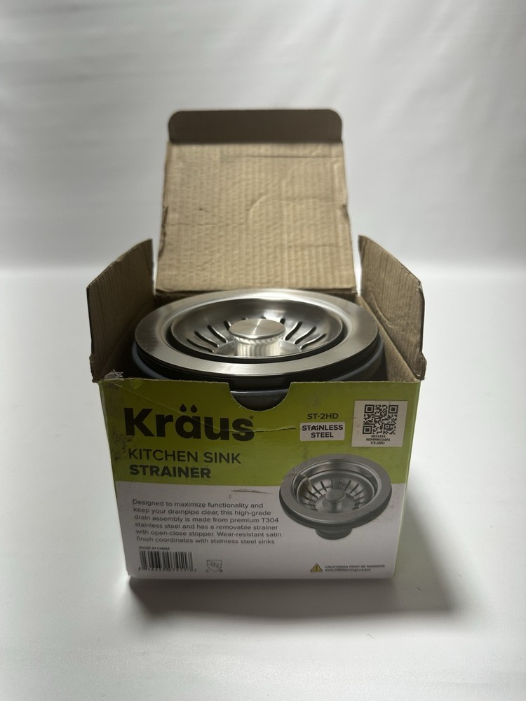 KRAUS Stainless Steel Kitchen Sink Strainer