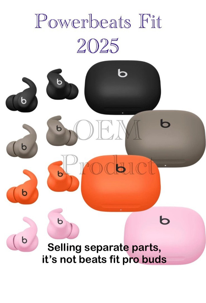 2025 Powerbeats Fit Wireless Replacement Left / Right Earbud Or Charging Case