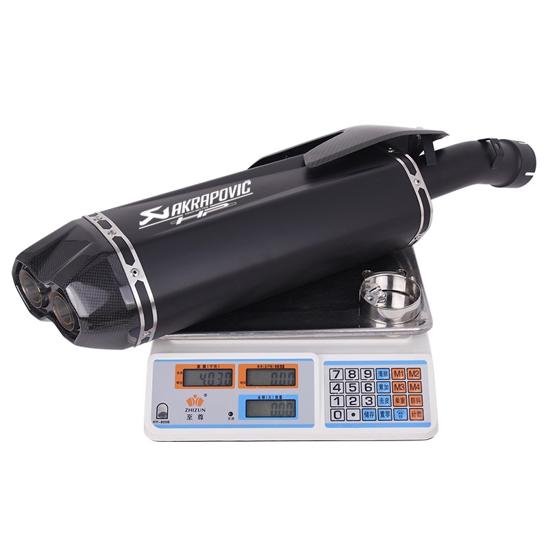 Slip On For BMW R1250GS Adventure 2019-2023 Exhaust Black Muffler Tail Pipe 65mm