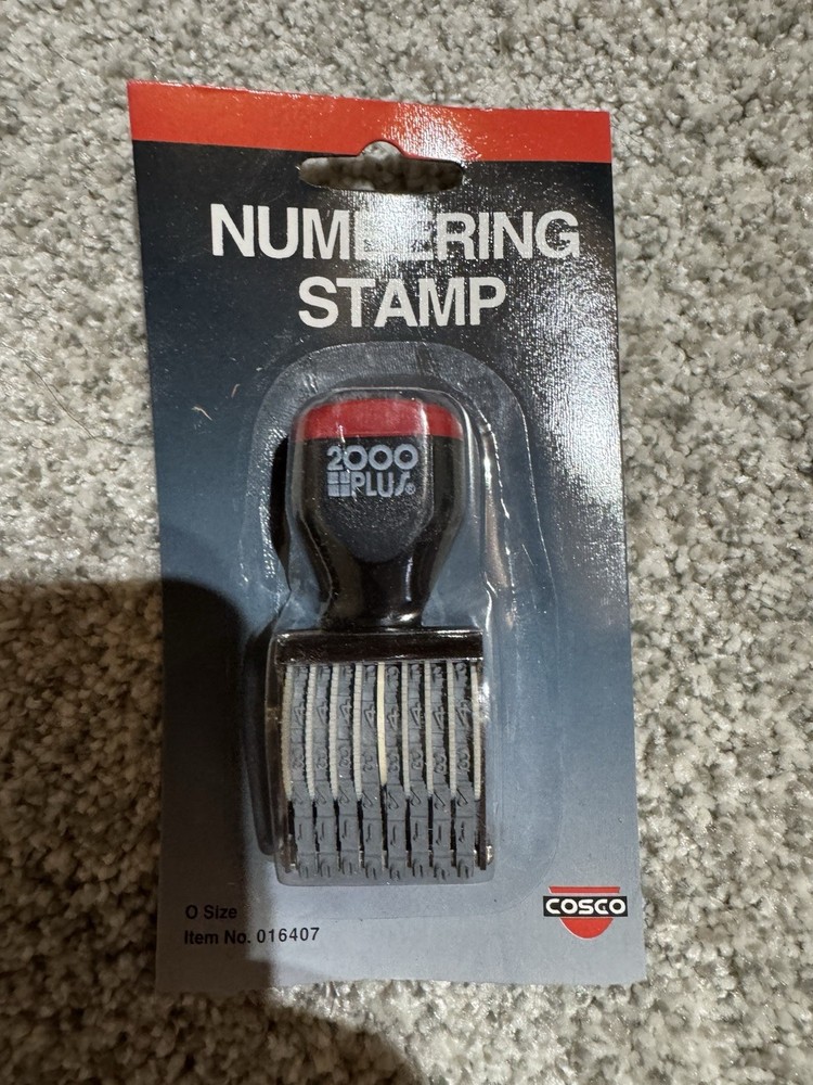 Cosco 2000 Plus 8 Character Stamp