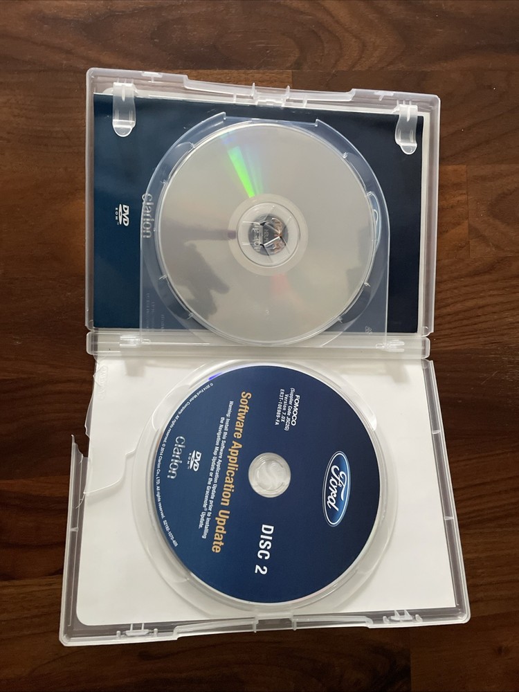 Ford North America Software Application Update Version 7.0X DVD 2 Discs Clarion
