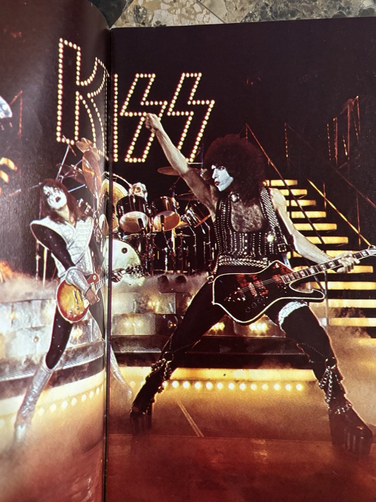 1979 PLATINUM; THE BEST OF KISS NO. 2, OFFICIAL KISS MAGAZINE, NO POSTER DAMAGED