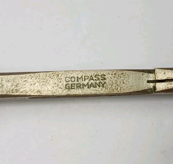 13 Piece Large Vintage Antique German Drafting Set Compass Germany Drafting Set