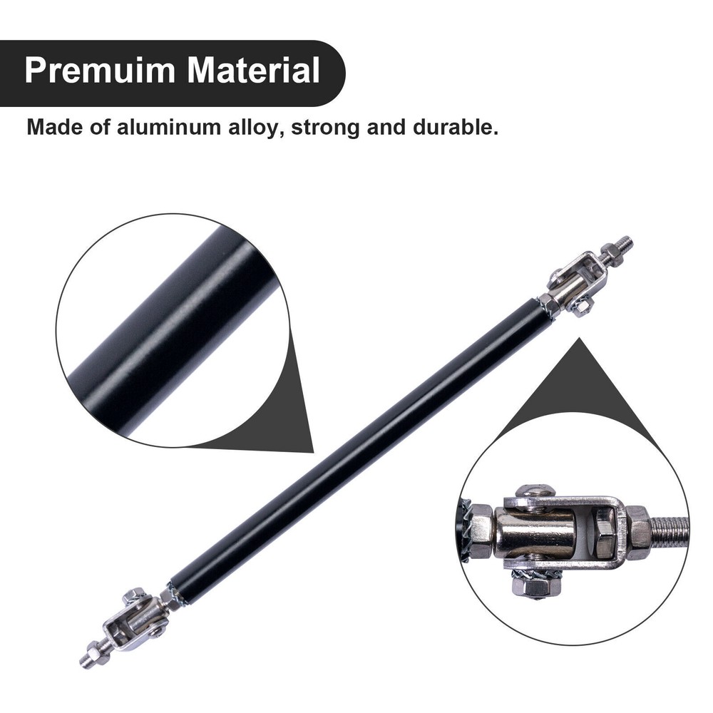 Front Bumper Lip Splitter Lower Spoiler Body Black+Red For Dodge Ram 1500