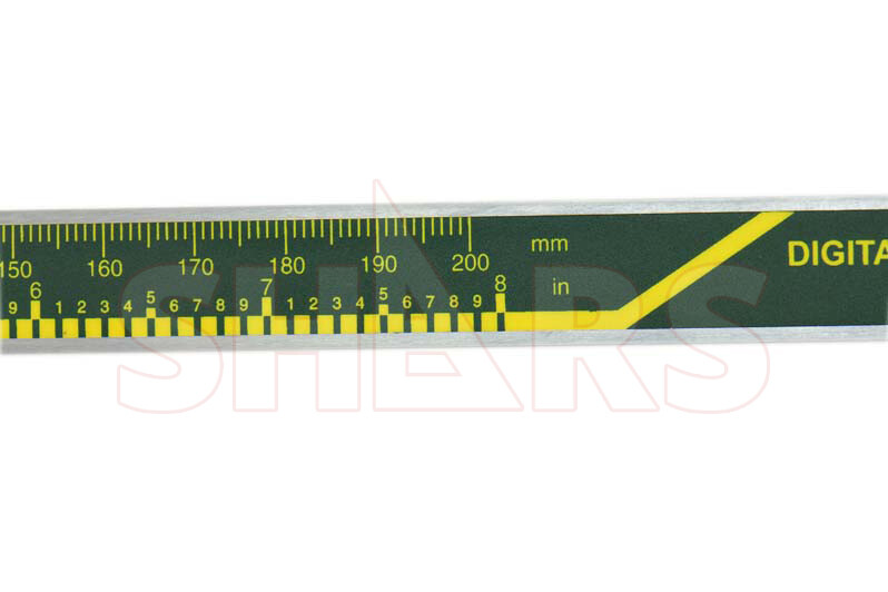 SHARS 0- 8" 200MM CALIPER DIGITAL DEPTH GAGE GAUGE NEW P]