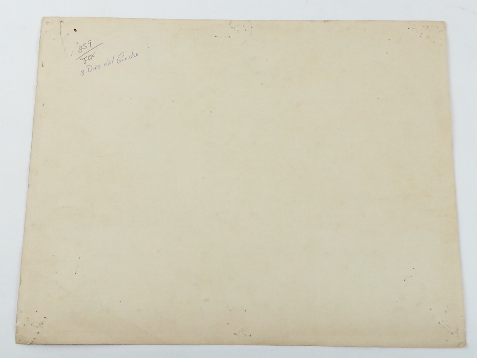 3 Pc Vintage 1975 3 Days Of The Condor Robert Redford Max Von Sydow Lobby Cards