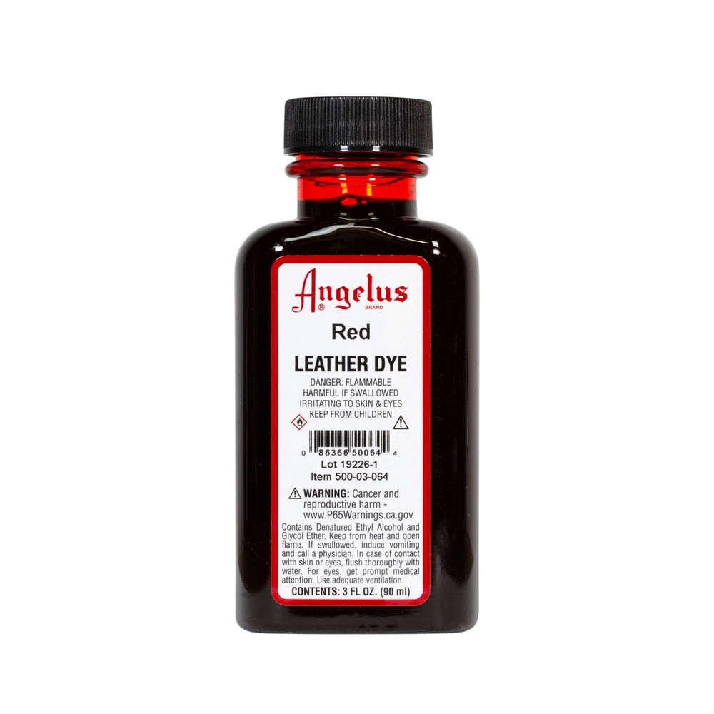 Leather Dye - 3 Ounces, Red