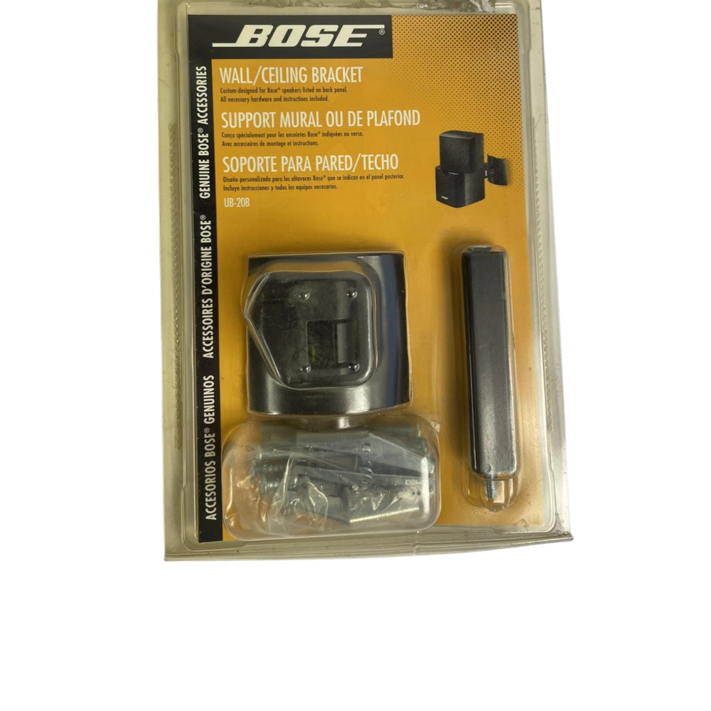 NEW Genuine BOSE UB-20B Wall / Ceiling Bracket Speaker Mount Black