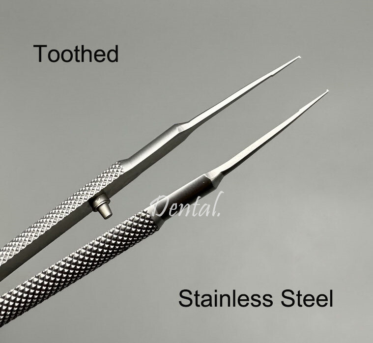 Ophthalmic Tweezer Dental Titanium Micro Forceps Needle Holder Platform Forceps