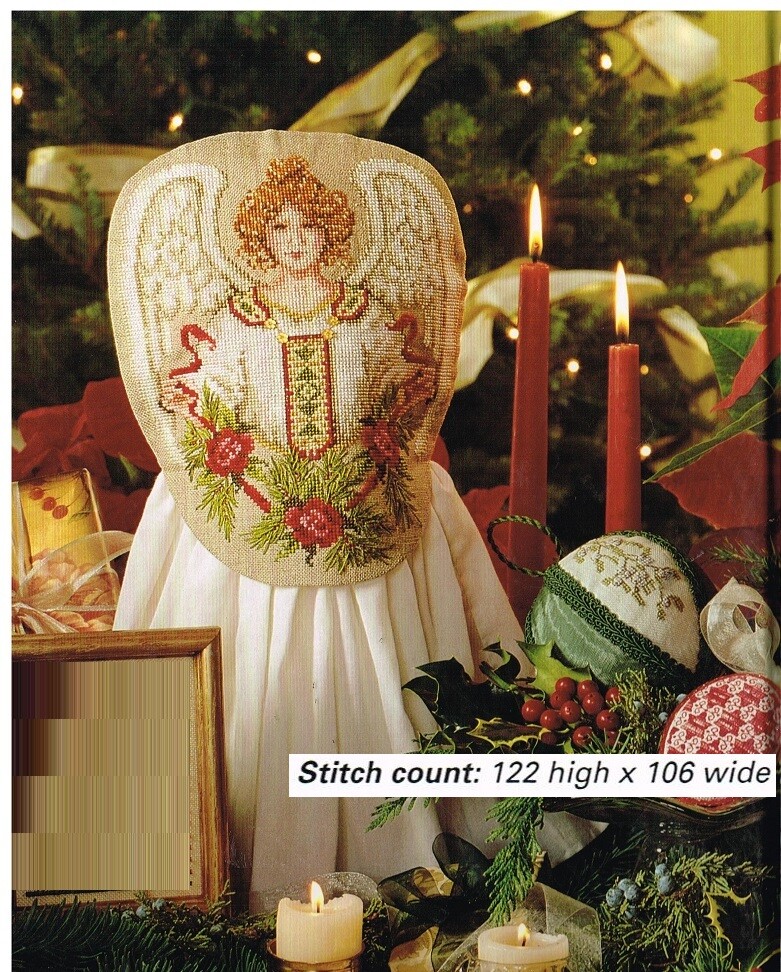 ANGEL TREE TOPPER CROSS STITCH  PATTERN  ONLY   #955
