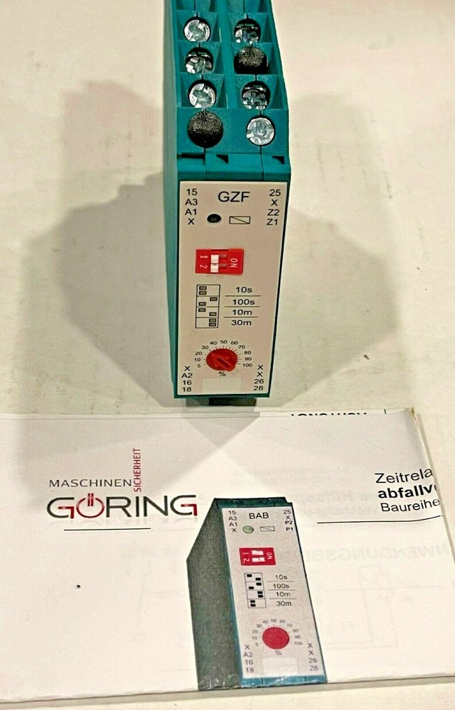 GORING GMBH DROP-OUT DELAYED TIMING RELAY GZF
