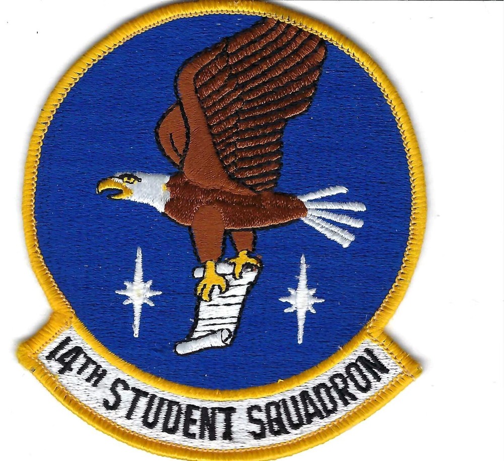 PATCH USAF 14TH STUDENT SQUADRON COMUMBUS  AFB           JT31