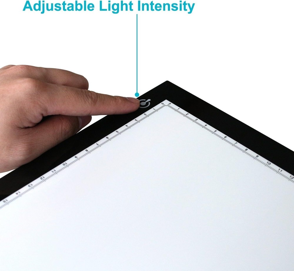 Ultra-Thin USB Powered A4 LED Light Pad - Adjustable Brightness for Artists