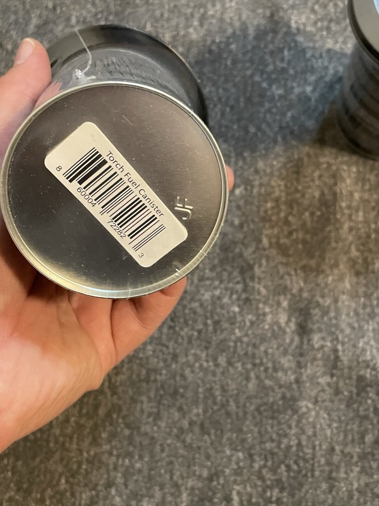 Mainstays Two Empty Torch Fuel Canisters New Unopened