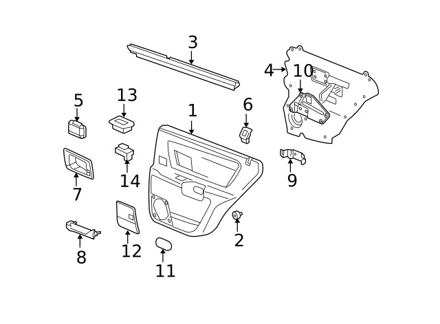 Genuine GM Speaker Grille 89038858