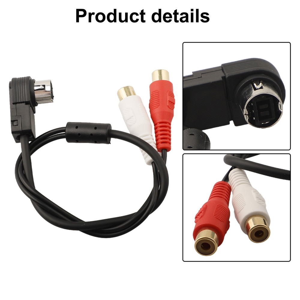 Superior Quality Aux Input Car Audio Cable Line Adapter for Alpine KCA121B