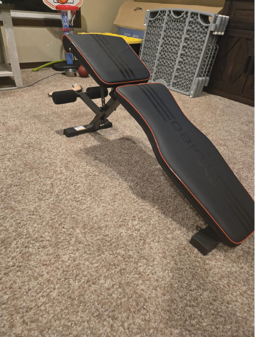 Foldable Adjustable Weight Bench for Full Body Workout