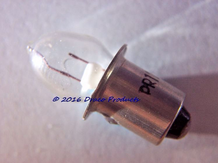 PR4 Bulb Lamp 2.33V .27A for "2AA", "2C", or "2D" Two-Cell Battery Flashlight