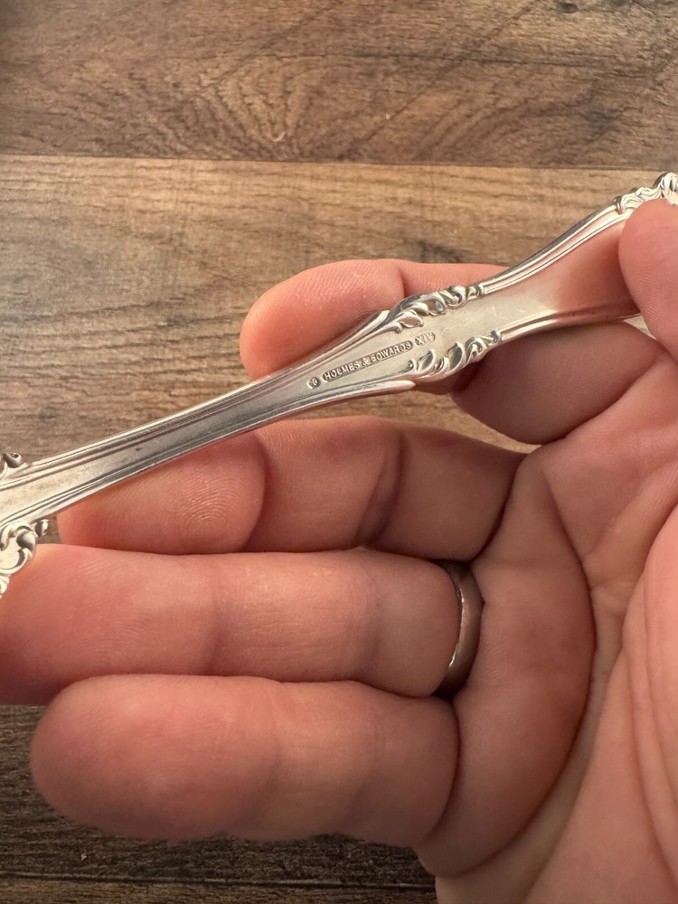 Holmes & Edwards Bonbon Scoop Casserole Server Spoon Imperial Pattern Monogram