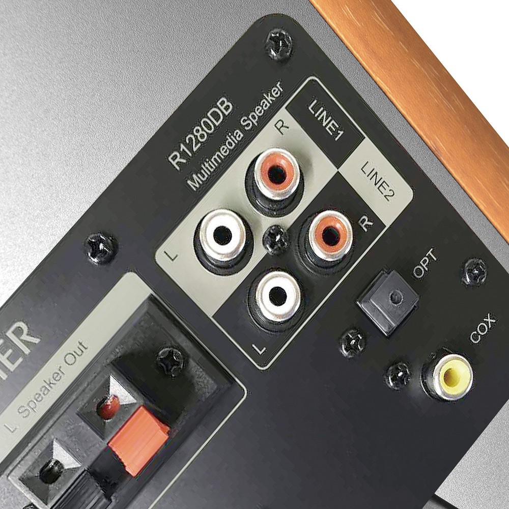 Edifier R1280DB Wireless Bookshelf Speakers Bluetooth Remote and Knobs Control