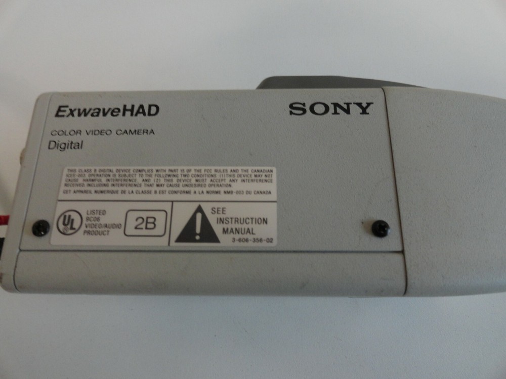 SONY DXC-190, ExwaveHAD Camera