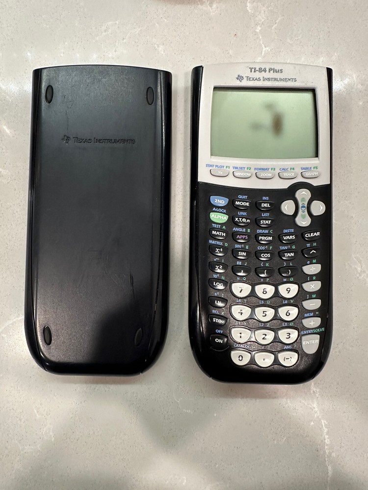 Texas Instruments TI-84 Plus Silver Edition Graphing Calculator Spots on Screen