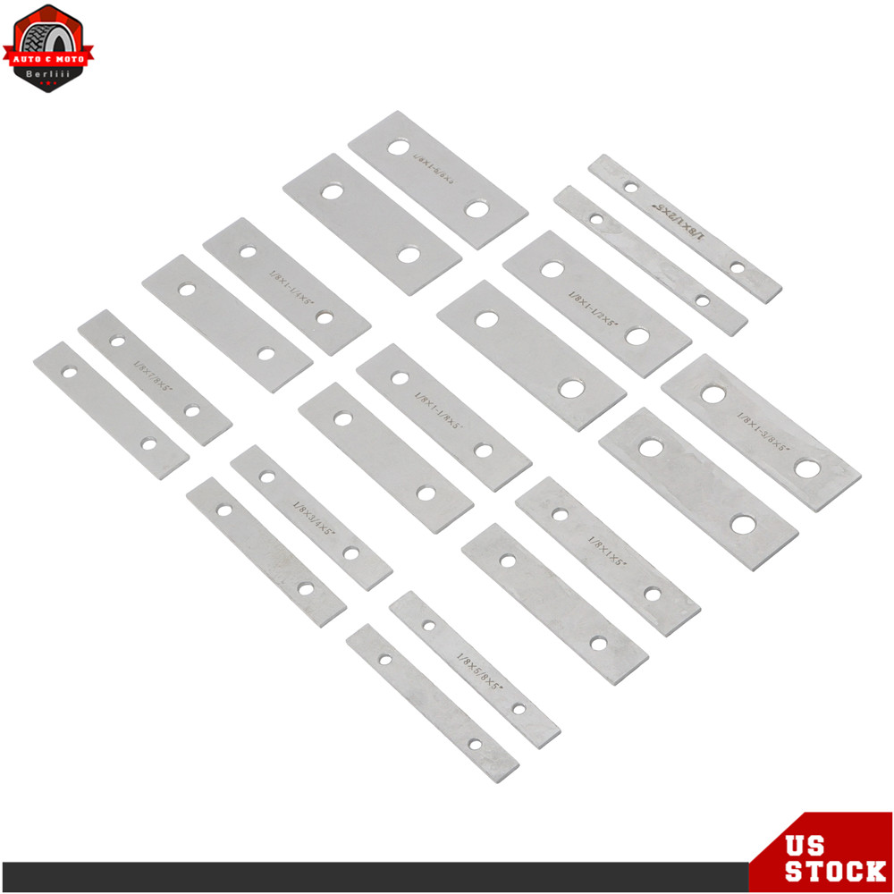 10 Pair 1/8 × 5Inch Precision Parallel Set Matched Pair Of 23 Hole 1-2-3 Blocks