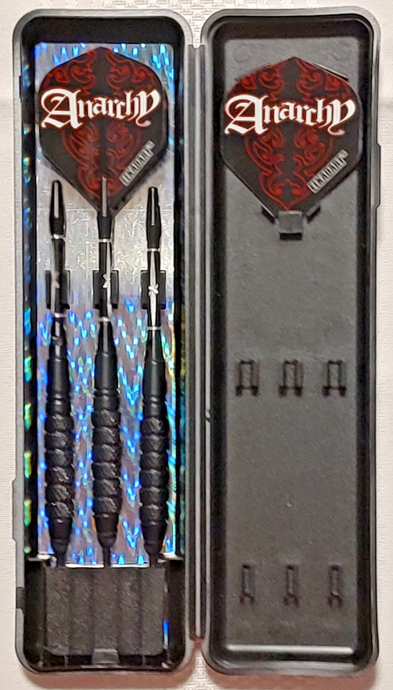 Anarchy Soft Tip Dart Set - 16gm, Black Brass
