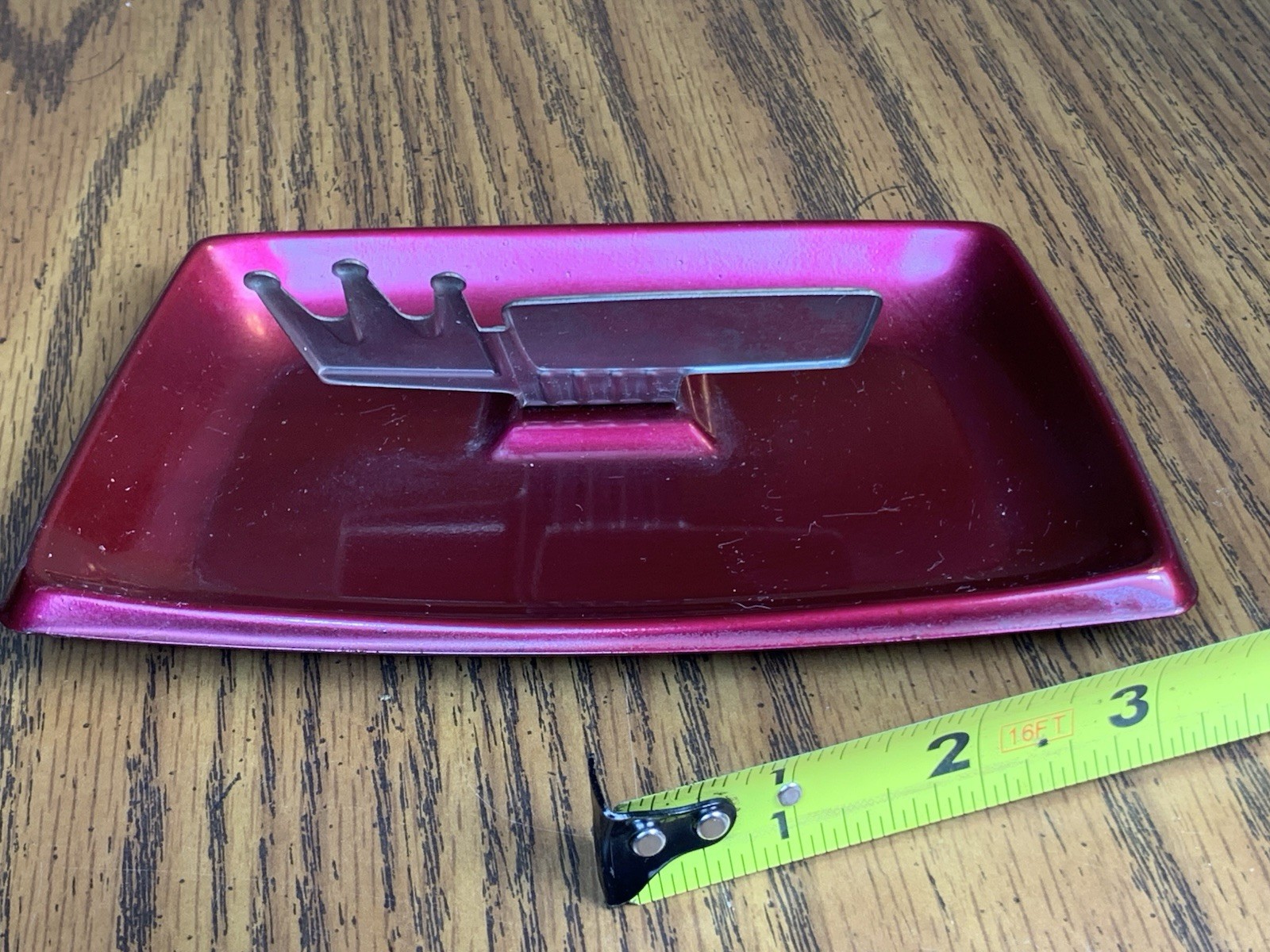 Vintage Art Deco Ashtray Metal Mays General Store Browning Dealer Beattyville,Ky