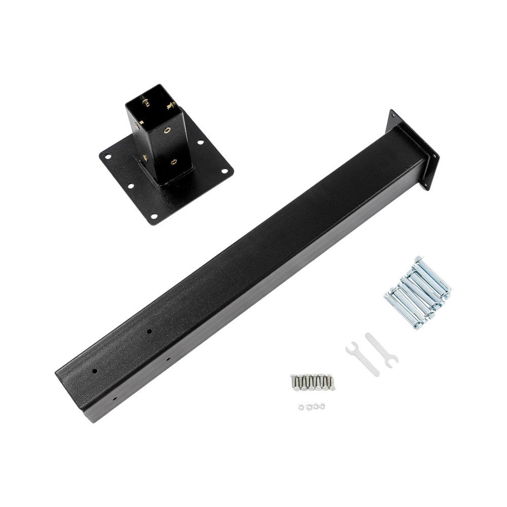 Mailbox Post w/ Base Carbon Steel Mailbox Mounting Post Mailbox Post for Outside