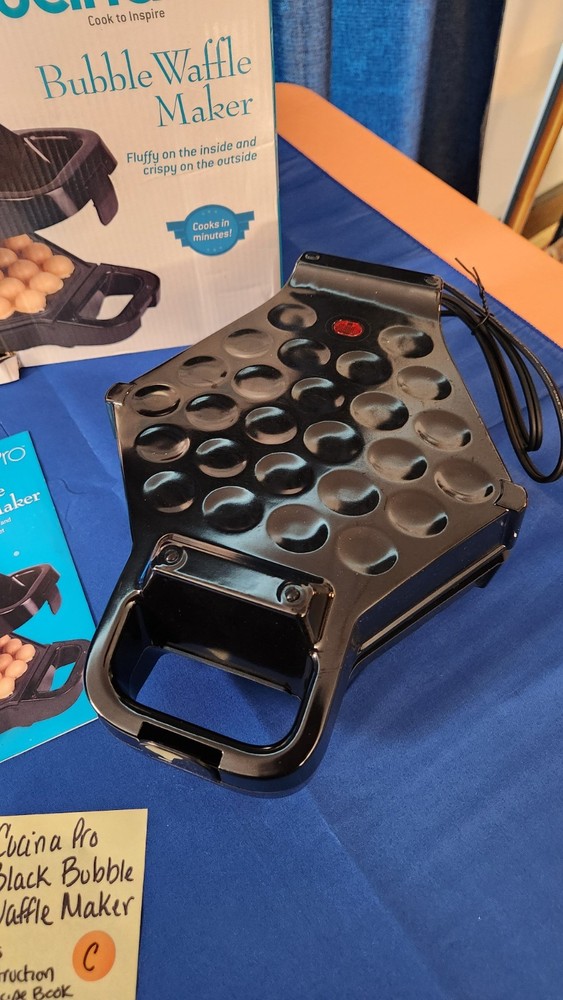 Cucina Pro Bubble Waffle Maker – Open Box, Fully Tested *you're welcome