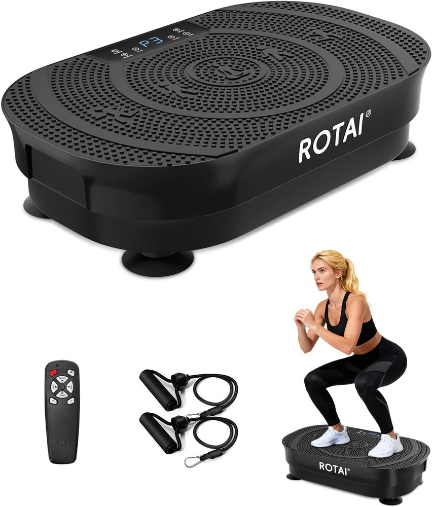 Vibration Plate Exercise Machine, 400 Lbs Capacity, for Full-Body Workouts