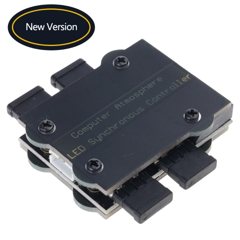 4 Port 5V ARGB Fan LED Sync Control with USB2.0 9Pin Cable Light