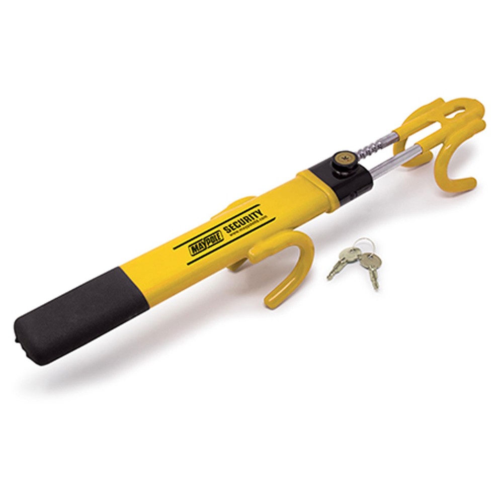 Premium Twin Hook Steering Wheel Lock For Lada Security Anti Theft
