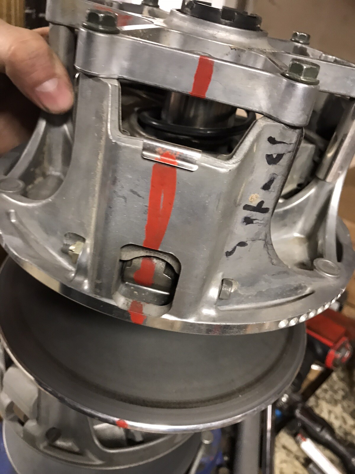 16-20 USED POLARIS RZR TURBO XP PRIMARY DRIVE CLUTCH COMPLETE !