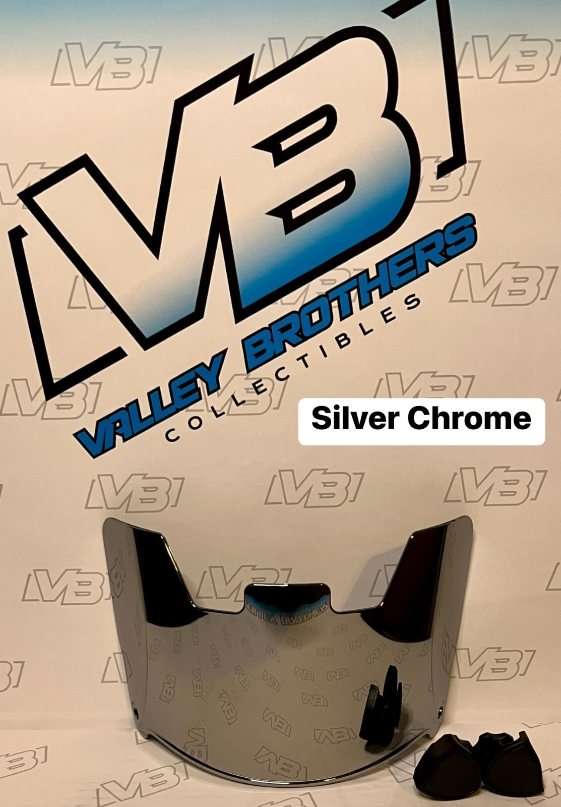 Full-Size Football Visor with Clips