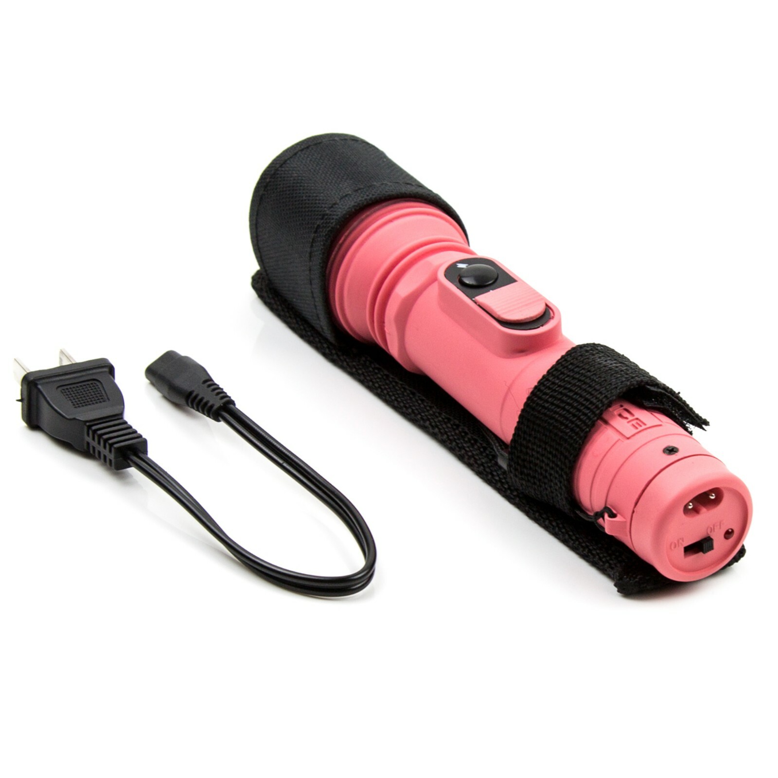 POLICE Stun Gun 305 700 BV Rechargeable LED Flashlight Pink