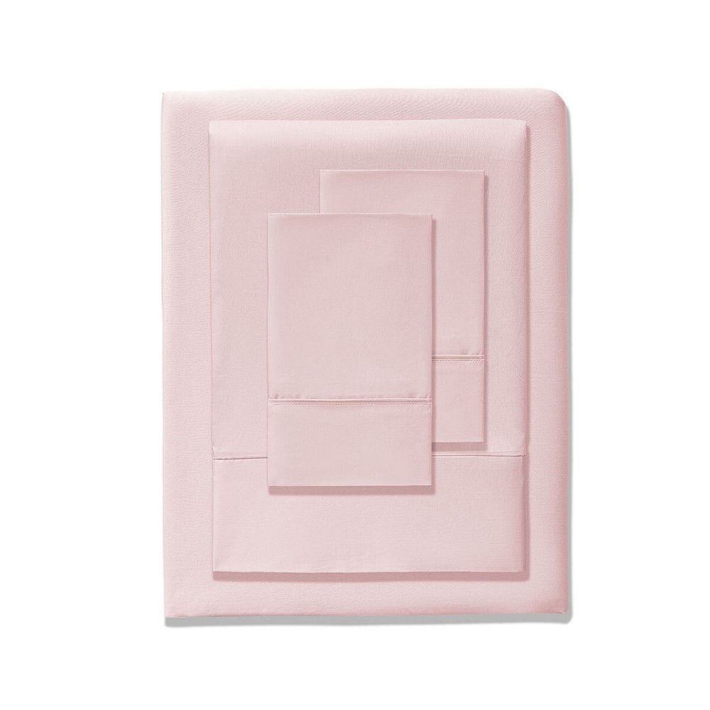 400TC Blush Bamboo Cotton Sheet Set 40cm Wall by Accessorize