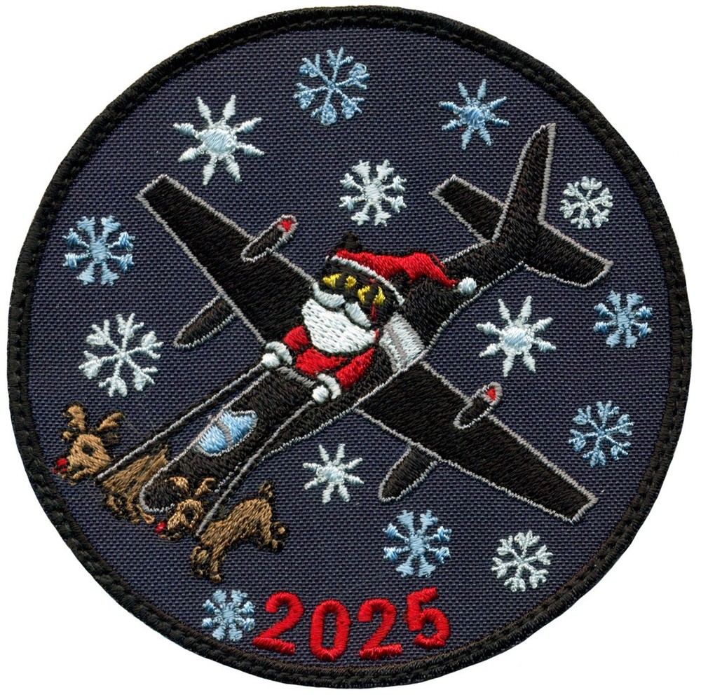 USAF 5th RECONNAISSANCE SQUADRON – CHRISTMAS 2025 PATCH