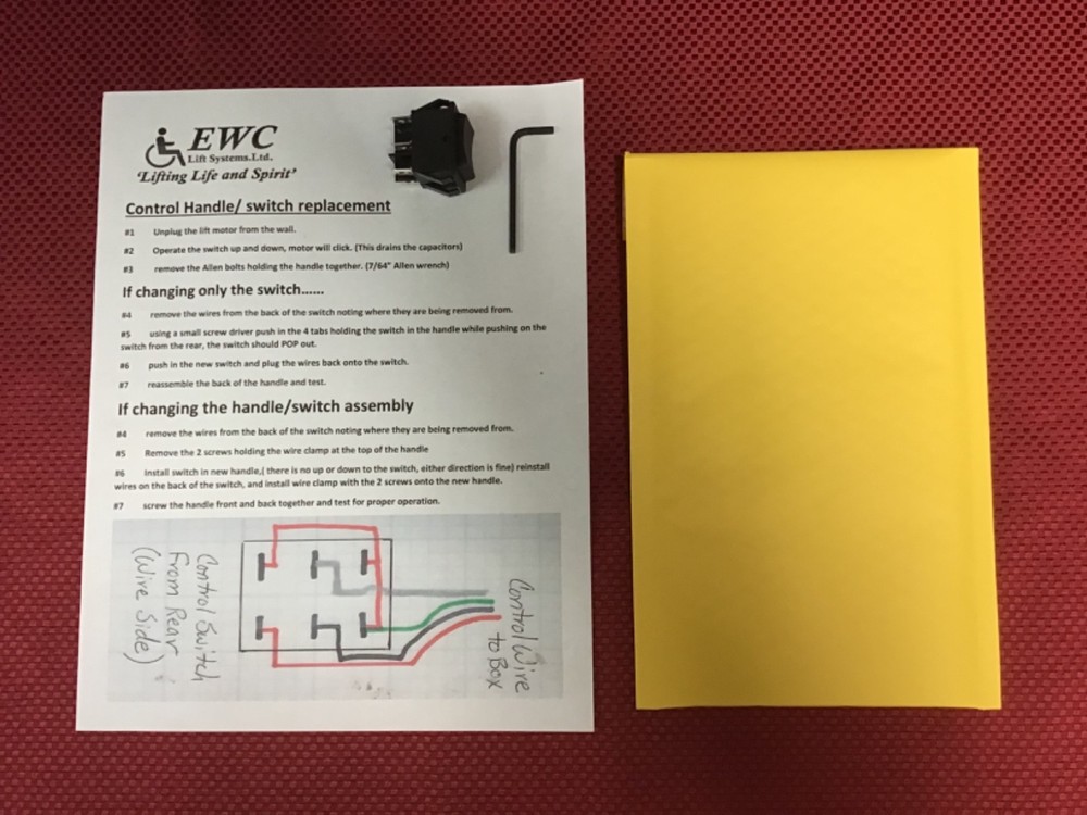 replacement switch for EWC Lift Sytems