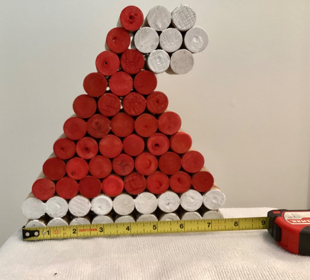 Wine Cork Christmas Santa Hat